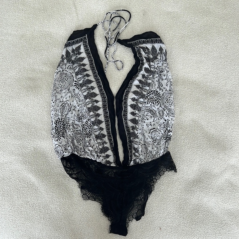 Free people Backless Bodysuit